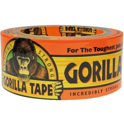 Afbeelding van Gorilla, Plakband, 3044300 Pantserband, PE plakband zwart, 0,42mm x 73mm 27m (73 mm)