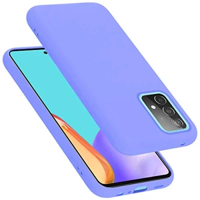 Afbeelding van Cadorabo Hoesje geschikt voor Samsung Galaxy A52 (4G / 5G) A52s in LIQUID LICHT PAARS Beschermhoes gemaakt van flexibel TPU silicone Case Cover