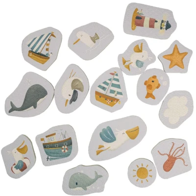 Afbeelding van Little Dutch Bad Foam Figuren Sailors Bay