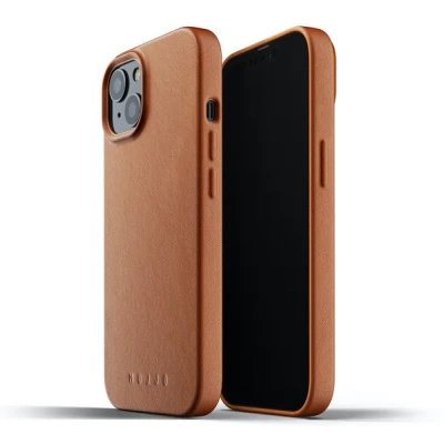Afbeelding van MUJJO Leather Case iPhone 13 Mini tan CL 019 TN