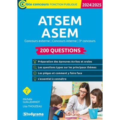 Image de ATSEM/ASEM 200 questions (Catégorie C Concours 2024 2025)