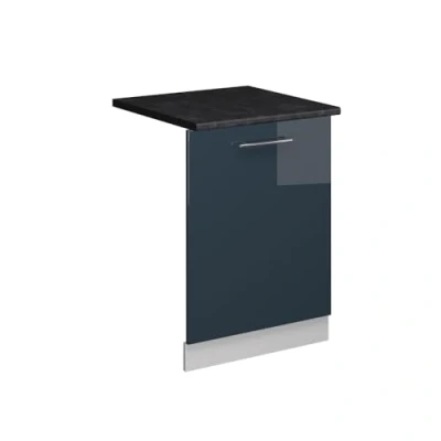 Afbeelding van Vicco Fame Line Pare vaisselle Bleu foncé brillant, 60 cm, AP Anthracite