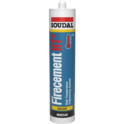 Afbeelding van Soudal Firecement HT 300ml Zwart