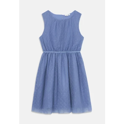 Afbeelding van Name it Nkfvaboss Spencer Cocktailjurk voor kinderen, Maat: 140, Blue ice