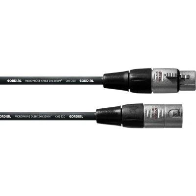 Afbeelding van Cordial CFM 2,5 FM XLR Verbindingskabel [1x bus 1x stekker] 2.50 m Zwart
