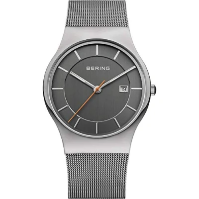 Afbeelding van BERING Heren Analoog Quarz Classic Collection Polshorloge met Roestvrij staal Armband en Saffier glas 11938 007