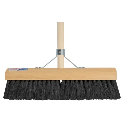 Afbeelding van Talen Tools Zaalveger Zaalbezem Zwart 40 cm Inclusief 150 Steel