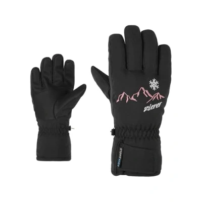 Afbeelding van Ziener Lailla Handschoenen voor kinderen, Maat: 6, Black