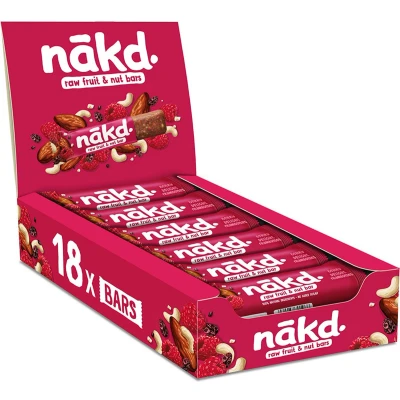 Afbeelding van Nakd Berry Delight, reep van 35 g, pak 18 stuks snoepgoed