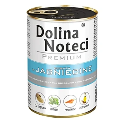 Afbeelding van DOLINA NOTECI Premium Rijk aan lam nat hondenvoer 400 g