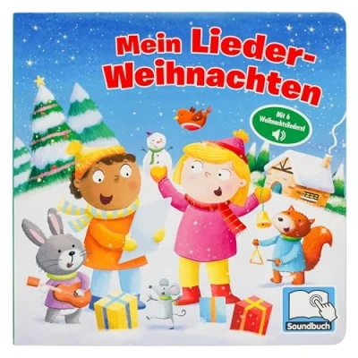 Afbeelding van Mein Lieder Weihnachten Liederbuch mit 6 integrierten Melodien Soundbuch für Kinder ab 18 Monaten