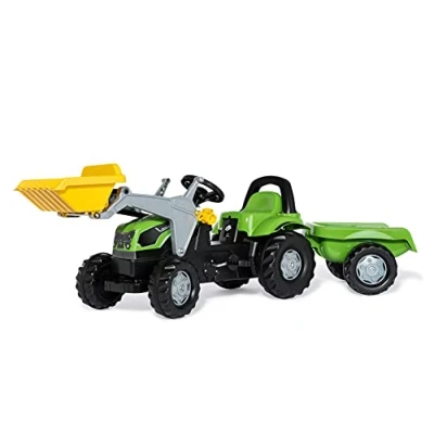 Afbeelding van Rolly Toys RollyKid Traptractor met Frontlader en Aanhanger