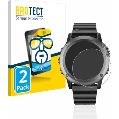 Afbeelding van BROTECT Screenprotector voor Garmin fenix 3 / HR Folie Beschermfolie transparant (2 Stuks)
