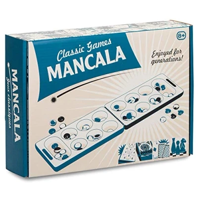 Afbeelding van Tobar 13033 Mancala spel van hout, vintage stijl