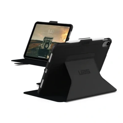 Image de UAG Rugged Case for iPad 10.9 (10th Gen 2022) Scout Folio Black Protection d&#039;écran pour tablette polyuréthanne thermoplastique (TPU) noir 10.9&quot; Apple inch (10ème génération)