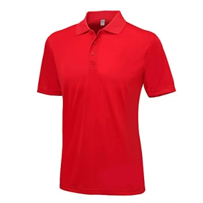 Afbeelding van Herenpolo &#039;Cool Smooth&#039; met korte mouwen Fire Red XL