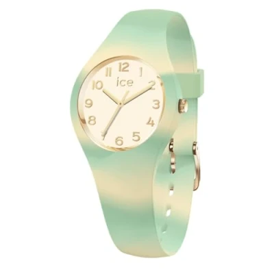 Afbeelding van ICE Watch tie and dye Pastel blue 022595 Horloge Siliconen Multi Ø 28 mm