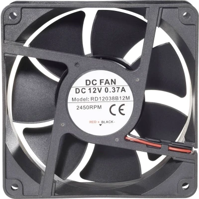 Afbeelding van TRU COMPONENTS RD12038B12H Axiaalventilator 12 V/DC 193 m3/h (l x b h) 120 38 mm