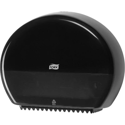 Image de TORK 555008 distributeur de papier toilette mini jumbo plastique noir t2