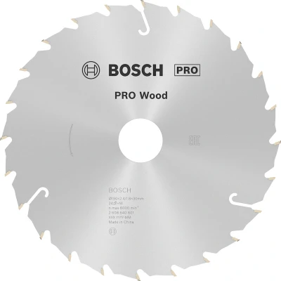 Image de BOSCH 2608640801 lame de scie circulaire Speedline Wood, 190 x 30 2.6 mm, 24T