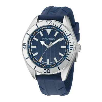 Afbeelding van Nautica Windward Horloge, Heren, Maat: One Size, Blue