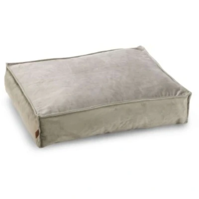 Afbeelding van Hondenkussen Nalino fluweel grijs 70x55x15 cm