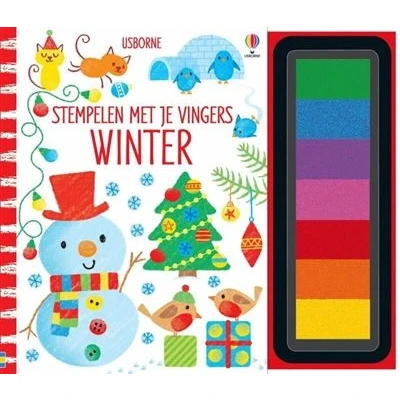 Image de Stempelen met je vingers Winter