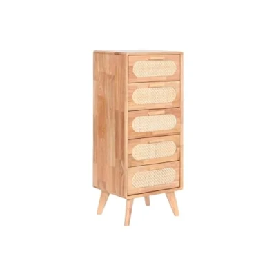 Afbeelding van Ladenkast Home ESPRIT Natuurlijk Metaal Rubberwood 40 x 30 78 cm
