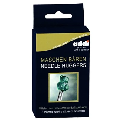 Afbeelding van ADDI breinaalden punten beschermers beertjes 8 stuks