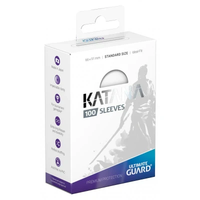 Afbeelding van Ultimate Guard Katana Sleeves: White (100 stuks)
