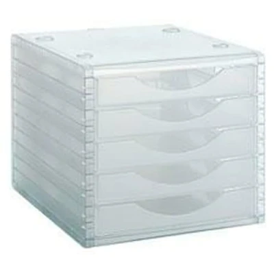 Afbeelding van Modulaire archiefkast Archivo 2000 ArchivoTec 5 lades Transparant 34 x 27 26 cm