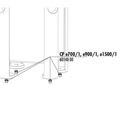 Afbeelding van JBL CP e4/7/9/1500/1,2 Rubberen Schokbreker