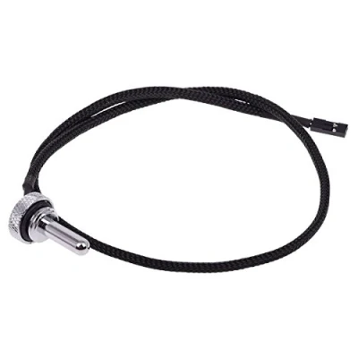Image de Alphacool Eiszapfen Temperature Sensor Plug G1/4 Capteur de température du système refroidissement liquide chrome 50 cm