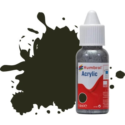 Afbeelding van Humbrol Acrylverf nr. 53 Gunmetal metaal DB0053