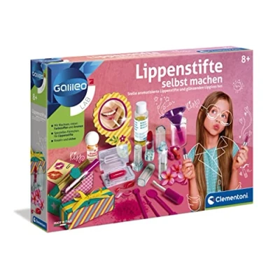 Afbeelding van Clementoni Galileo Lab, 59117, lippenstift, experimenteerbox voor beauty fans, geurende lippenverzorgingsproducten, ideaal als cadeau, speelgoed kinderen vanaf 8 jaar
