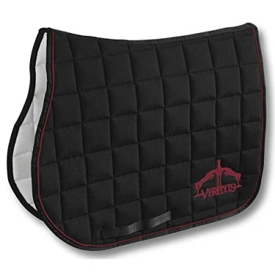 Image de Veredus Tapis de Selle Microfiber Saut Bordeaux Full