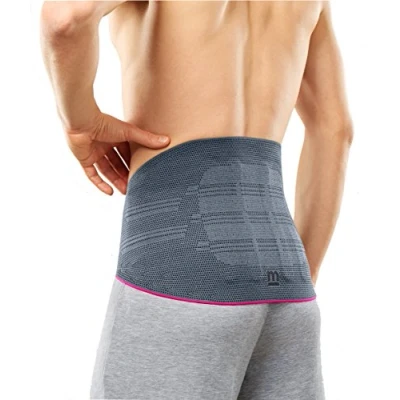 Afbeelding van medi Lumbamed Basic rugbrace voor heren, zilver, maat I, orthese stabilisatie van de lumbale wervelkolom