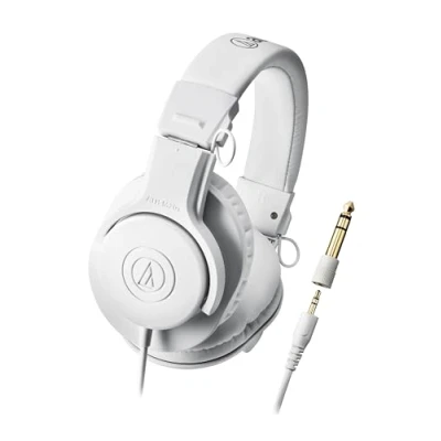 Afbeelding van Audio Technica ATH M20x hoofdtelefoon, wit