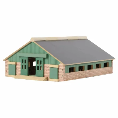 Afbeelding van Kidsglobe 610492 Loopstal Schaal 1:87,Kleuren kunnen enigszins variëren