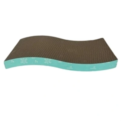 Afbeelding van EASYPETS CAT SCRATCHER WAVE TURQUOISE