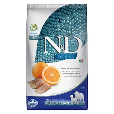 Afbeelding van N&amp;D Ocean hondenvoeding Haring medium/maxi 2.5 kg.