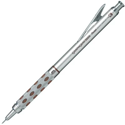 Afbeelding van Pentel GraphGear 1000 vulpotlood 0,3 mm bruin