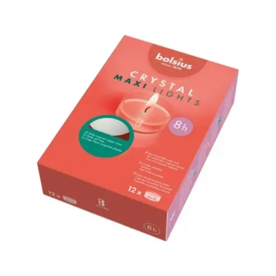 Afbeelding van Clearcup theelicht wit 8u 12st doos Bolsius