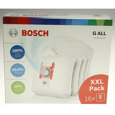 Image de Bosch Sacs aspirateur type g all xxlpack 16pcs 17002095