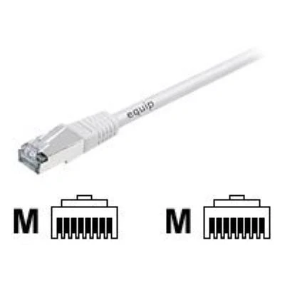 Afbeelding van Equip 605611 Patch cable Cat.6A, S/FTP (PIMF) LSOH,white, 2m