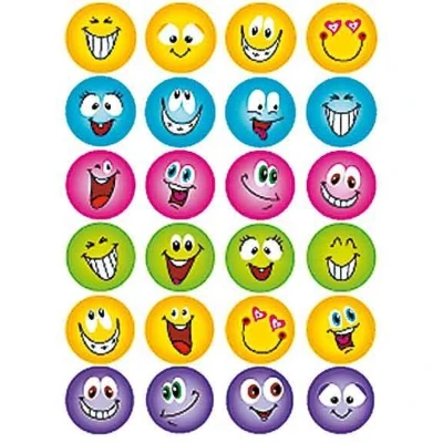 Afbeelding van Huismerk Herma 6818 Smile Glimmer Folie Pakje met 1 velletje stickers