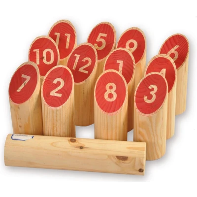 Afbeelding van Number Kubb Dennenhout fotodoos HOT
