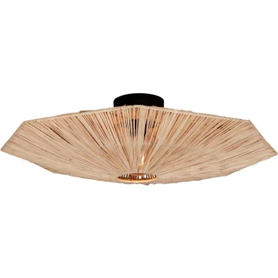 Afbeelding van GOOD&amp;MOJO Plafonniere Panama Naturel 65x65x7cm