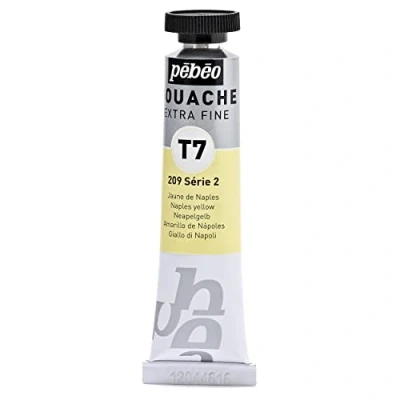 Afbeelding van Pébéo Gouache 121 209 verf, 1 tube, 20 ml, Napelgeel