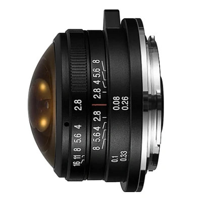 Afbeelding van Laowa 4mm f/2.8 Fisheye MILC/SLR Groothoeklens type &#039;&#039;fish eye&#039;&#039; Zwart